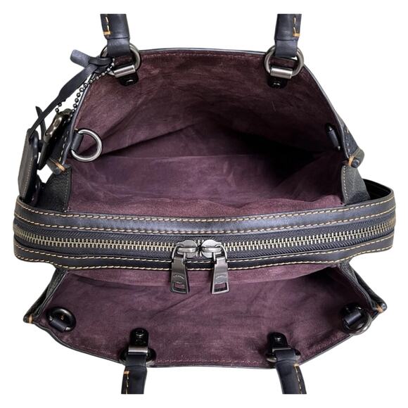 COACH ROGUE 30 1941 LEOPARD PATCHWORK NWOT - Picture 6 of 8